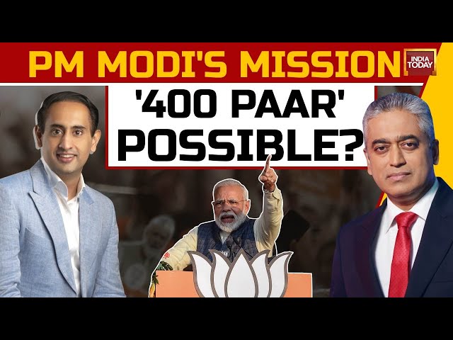 ⁣Democratic Newsroom With Rajdeep Sardesai & Rahul Kanwal: Is PM Modi's Mission '400 Pa
