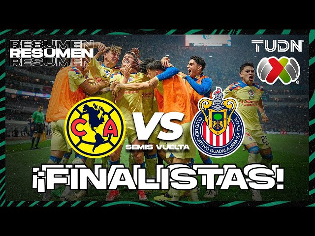 ⁣RESUMEN | América vs Chivas | CL2024 - Liga Mx - Semifinal VUELTA | TUDN