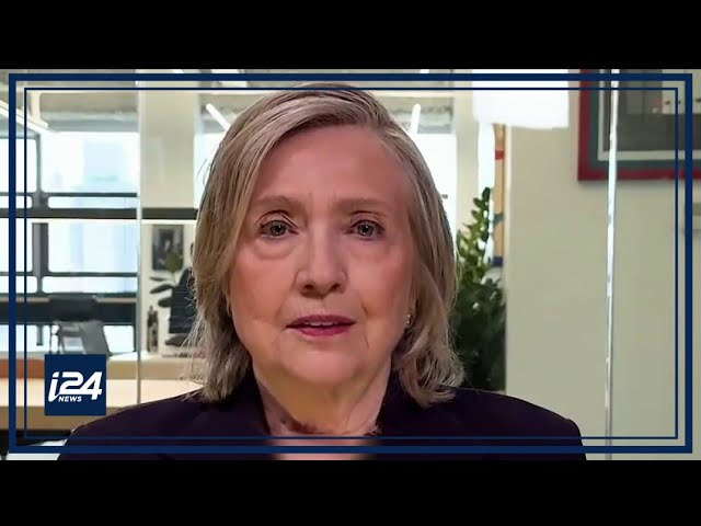 ⁣Hillary Clinton appelle au retour "immédiat" des otages détenus par le Hamas