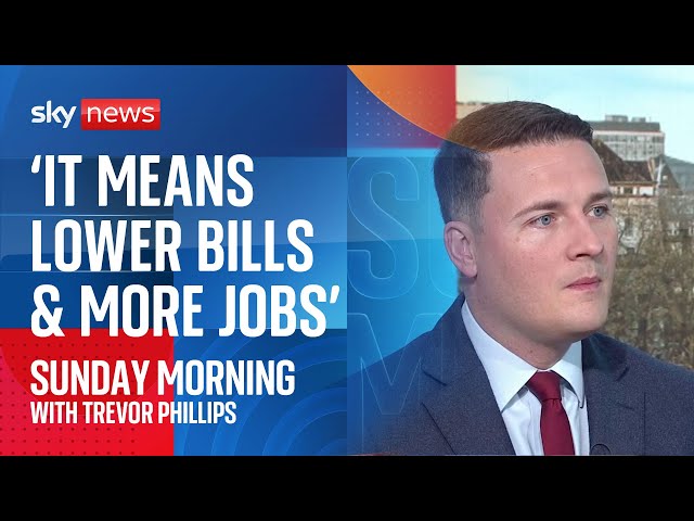 ⁣Labour's Wes Streeting insists oil and gas windfall tax is needed to fund new energy plan