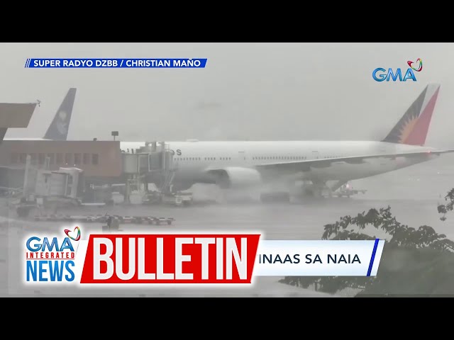 ⁣Red lightning alert, itinaas sa NAIA | GMA Integrated News Bulletin