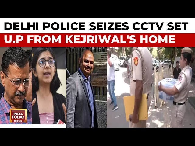 ⁣Swati Maliwal Assault Case Updates: Delhi Police Seizes CCTV Set Up From Kejriwal's Residence