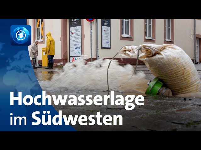 ⁣Hochwasserlage im Saarland weiter angespannt – Wasser zieht sich langsam zurück