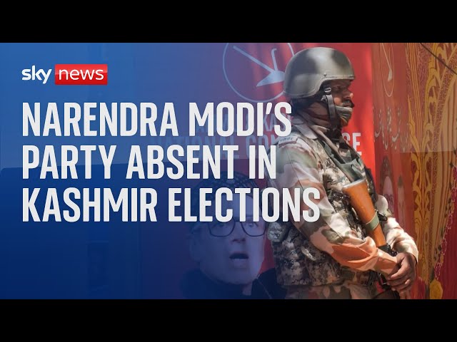 ⁣India: Narendra Modi's party notably absent in Kashmir after removing its special status