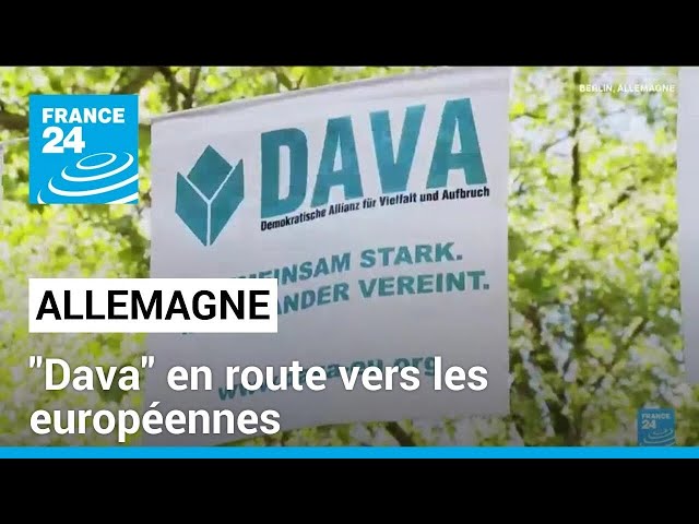 ⁣Allemagne : le parti "Dava" en route vers les européennes • FRANCE 24