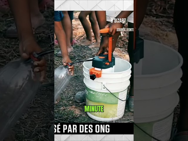 Rendre l'EAU POTABLE accessible à tous dans le monde entier grâce à la 'low-tech' ?