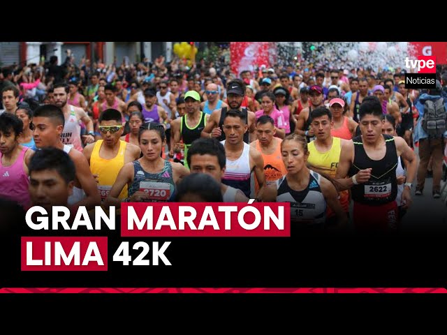 ⁣Maratón Lima 42k: conoce hasta qué hora dura, qué premios hay y cuál es el plan de desvío