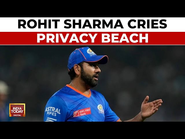⁣Rohit Sharma Slams IPL TV Broadcaster For Breach Of Privacy: Cameras Recording Every Step