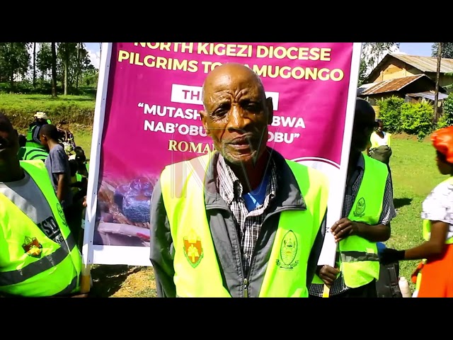 ⁣Hundreds of pilgrims start journey to Namugongo