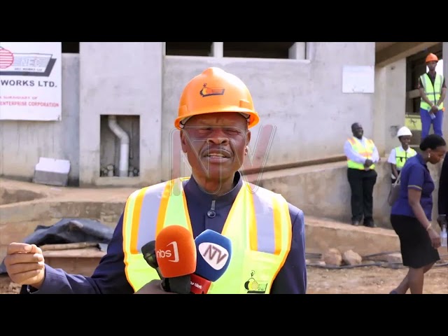 Gen. Wilson Mbadi inspects construction of new ship