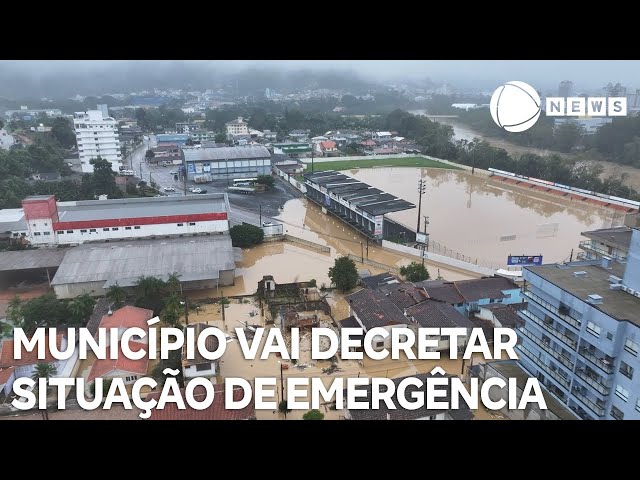 ⁣Município de Santa Catarina vai decretar situação de emergência