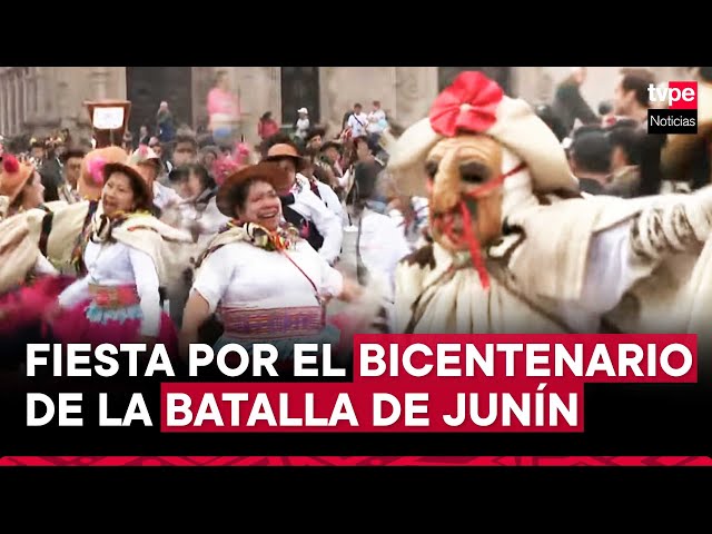 ⁣Bicentenario de la Batalla de Junín: así se celebró el lanzamiento en Palacio de Gobierno