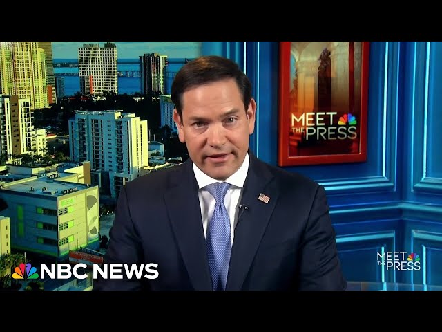 ⁣Sen. Marco Rubio says he hasn’t spoken to Trump about being his running mate: Full interview