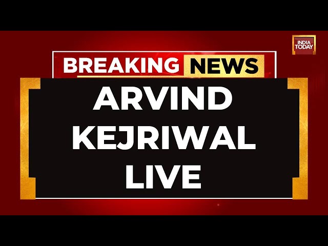 ⁣Arvind Kejriwal LIVE: Arvind Kejriwal Reaches AAP Headquarters | Arvind Kejriwal Speech LIVE