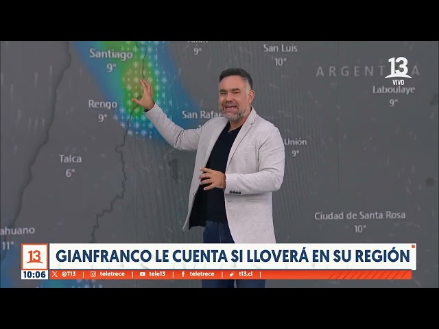 ⁣Se viene la lluvia: ¿Cuánto lloverá en las distintas regiones de Chile?