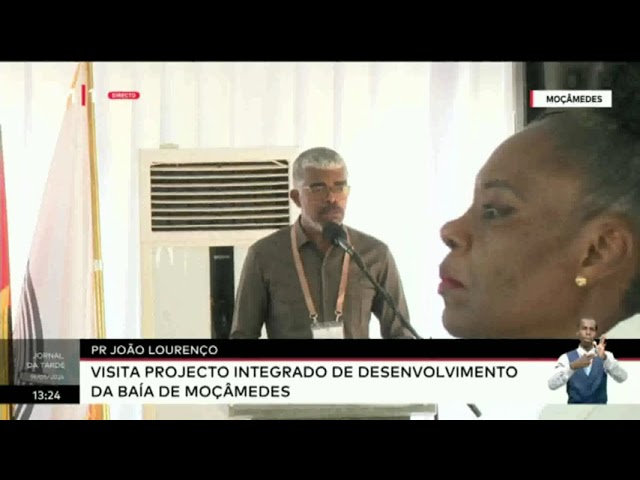 ⁣PR João Lourenço - Informado sobre o projecto integrado de desenvolvimento da Baía de Moçamedes