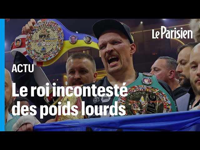 Qui est Oleksandr Usyk, le boxeur ukrainien champion incontesté des poids lourds ?