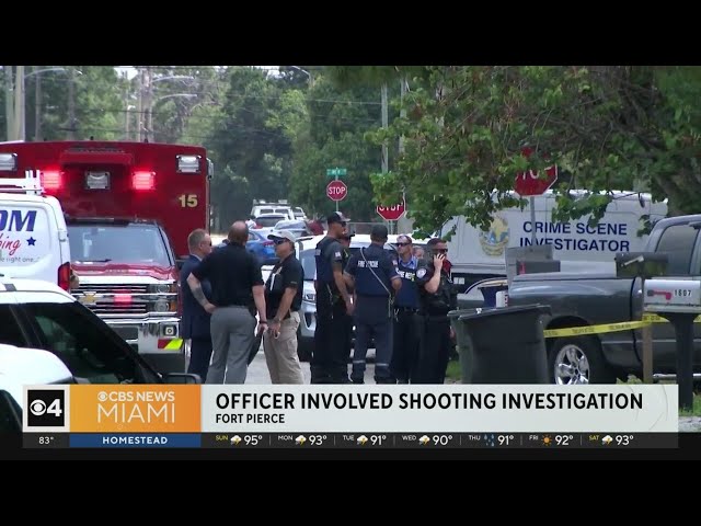 ⁣Deadly officer-involved shooting investigation in Fort Pierce