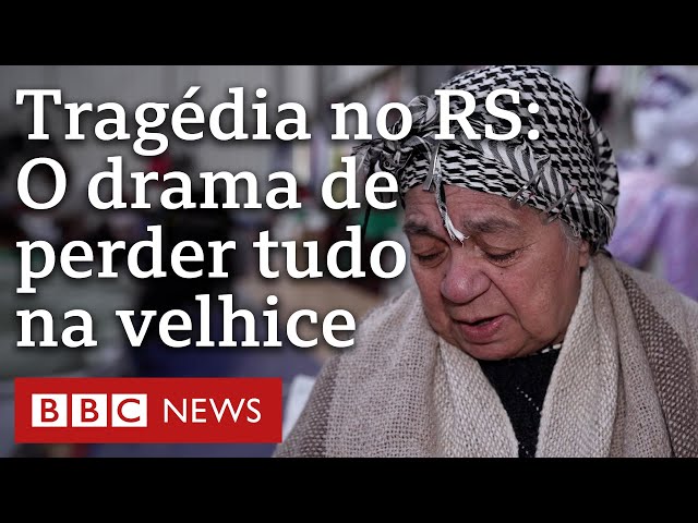 ⁣Inundações no Rio Grande do Sul: 'Idosos perderam a história de uma vida inteira'