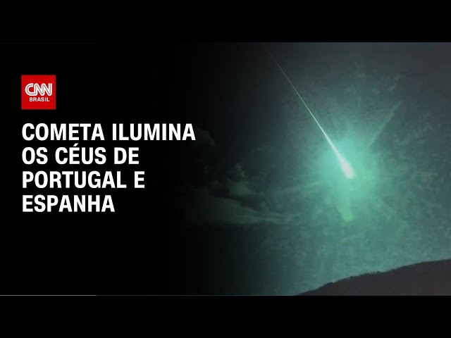 ⁣Cometa ilumina os céus de Portugal e Espanha | AGORA CNN