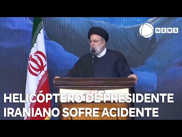 ⁣Helicóptero com presidente do Irã sofre acidente