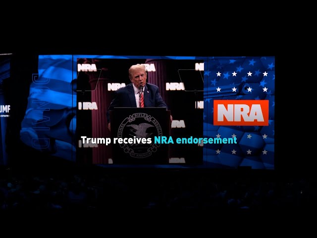 ⁣Trump receives NRA endorsement