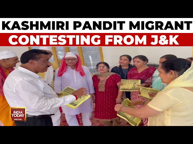 Lone Kashmiri Pandit Migrant Contesting From The Anantnag-Rajouri LS Constituency In The 2024 Polls