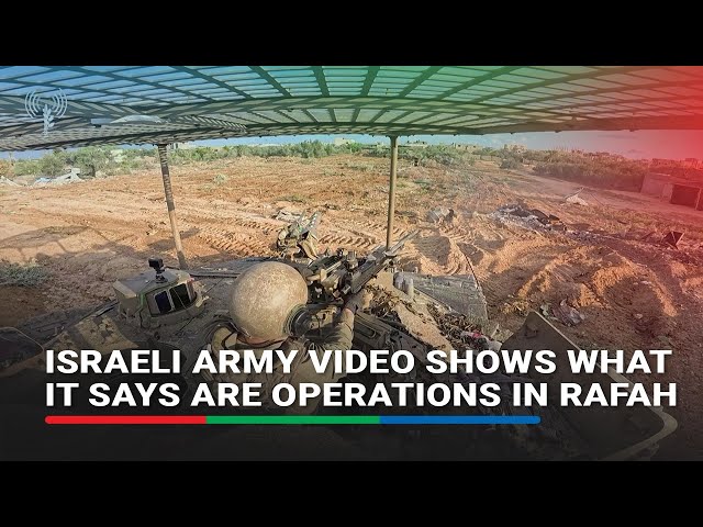 ⁣Israeli army video shows what it says are operations in Rafah | ABS-CBN News