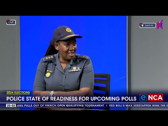 ⁣2024 Elections | Police state readiness for upcoming polls