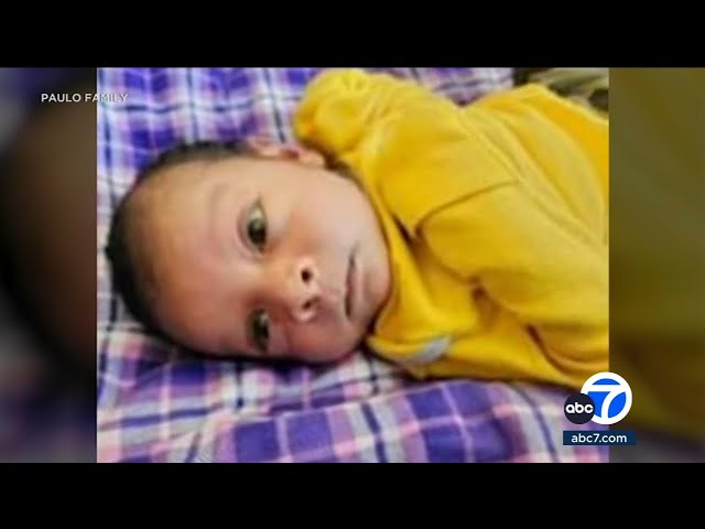 ⁣Palmdale family speaks out at vigil for missing baby after authorities search landfill for remains