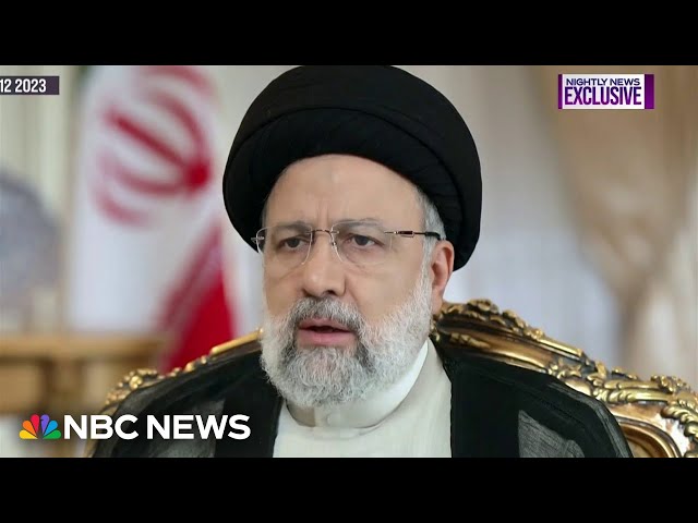 ⁣Search for Iran’s president underway after helicopter crash