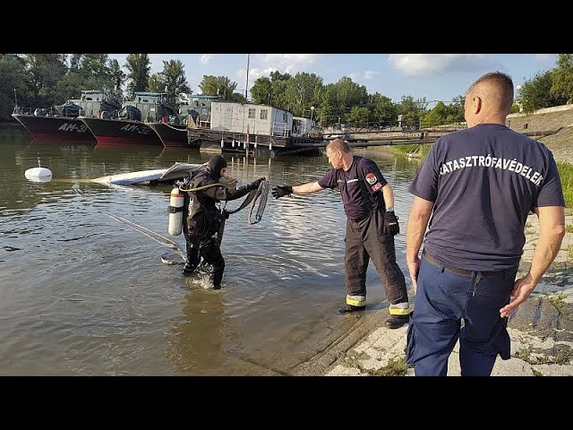 ⁣Two people die and five missing after boat collision in Hungary