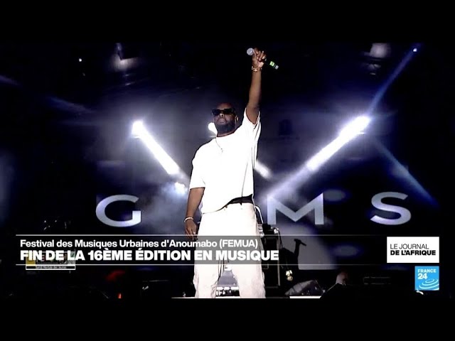 ⁣Fin de la 16ème édition du Festival des Musiques Urbaines d'Anoumabo (FEMUA) • FRANCE 24