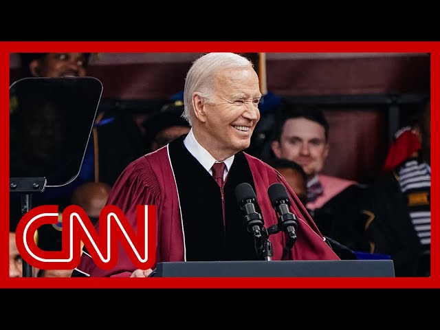 ⁣Biden makes appeals to Black voters during Morehouse College commencement speech