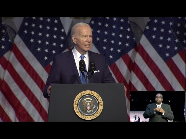 ⁣President Biden speaks at NAACP Fight for Freedom Fund Dinner