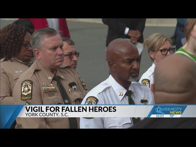 ⁣Vigil for fallen heroes in York County