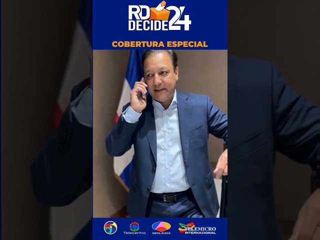 ⁣Abel Martínez, llamó al presidente, Luis Abinader, para felicitarlo tras el primer boletín
