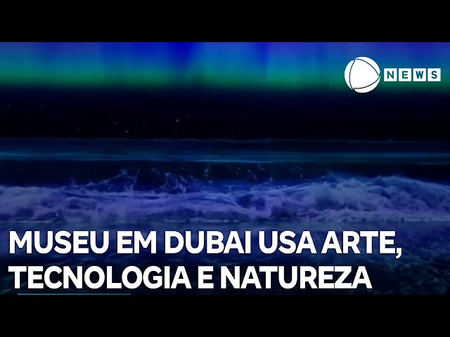 ⁣Exposição em Dubai usa tecnologia e arte para destacar a natureza