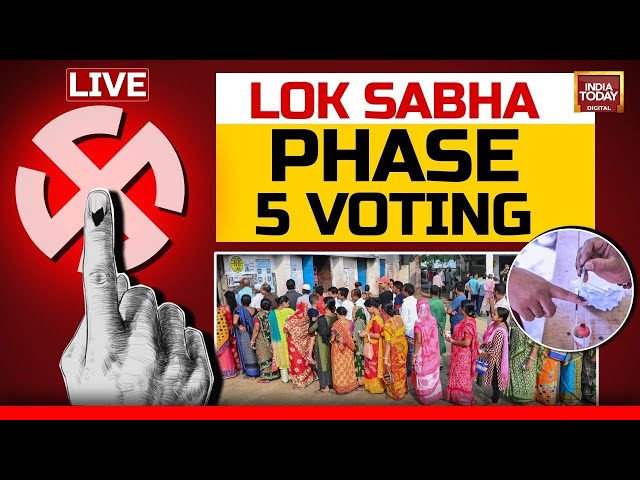 ⁣Lok Sabha Election 2024 Phase 5 LIVE: Lok Sabha Election 2024 Phase 5 Voting Begins | India Today