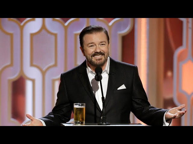 ⁣Ricky Gervais trolls the 'woke' people who tired to cancel him