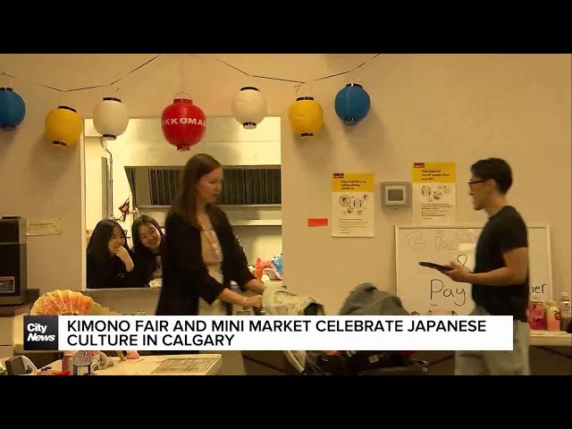 ⁣Kimono Fair and Mini Market Celebrate Japanese Culture in Calgary
