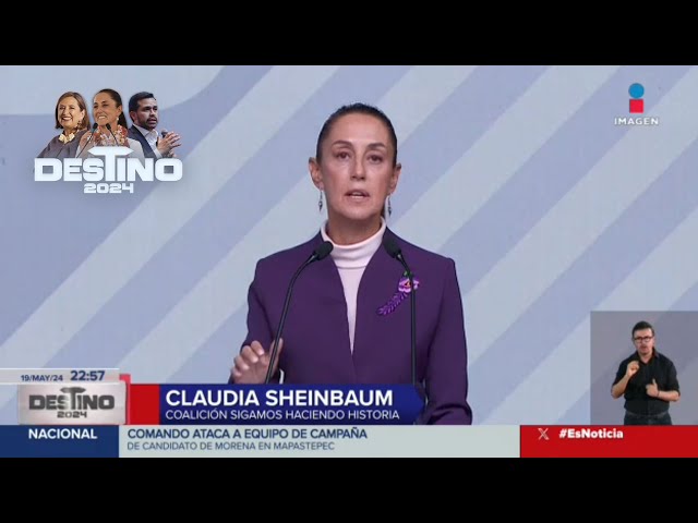 ⁣Claudia Sheinbaum asegura que no cayó en ninguna provocación de Xóchitl Gálvez