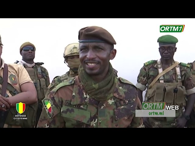 ⁣FAMa | Visite du chef d'état-major de la garde nationale sur les théâtres des opérations à Mopt