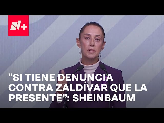 ⁣Sheinbaum se defiende ante Gálvez por acusaciones contra Zaldívar