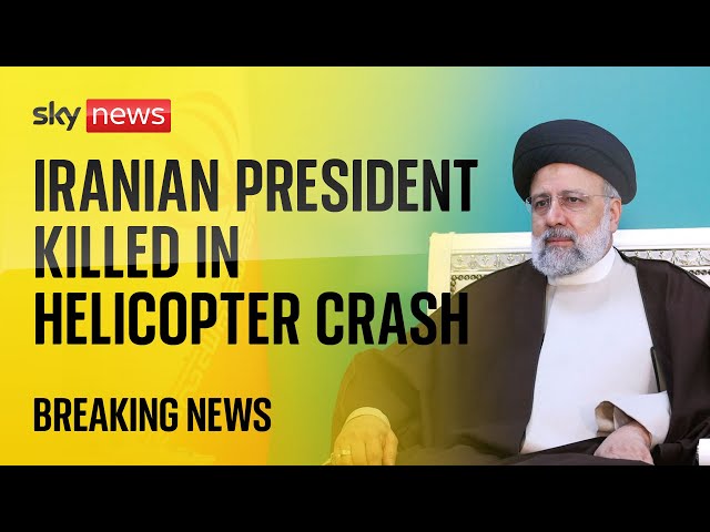 ⁣Iranian president Ebrahim Raisi has died after helicopter crash