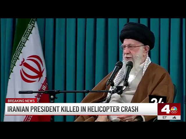 ⁣Iranian president killed in helicopter crash