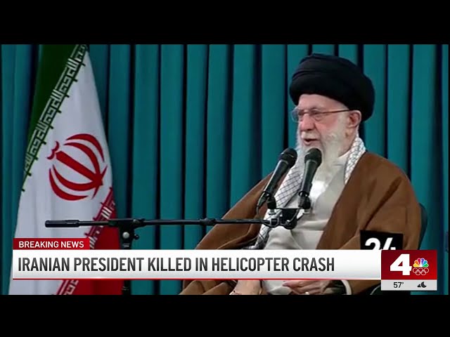 Iranian president killed in helicopter crash