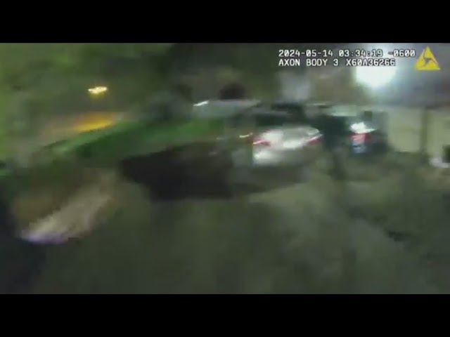 ⁣Lakewood police share body-worn camera footage of backyard chase