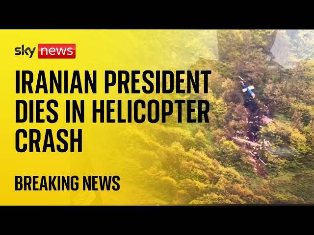 ⁣Iranian president Ebrahim Raisi killed in helicopter crash