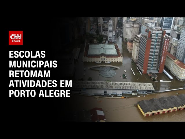 Escolas municipais retomam atividades em Porto Alegre | CNN NOVO DIA